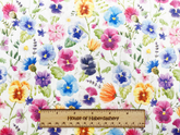 Rose & Hubble 100% Cotton Sophia Floral Digital Print 150cm Wide Fabric Children's Craft Fabric Material for Quilting